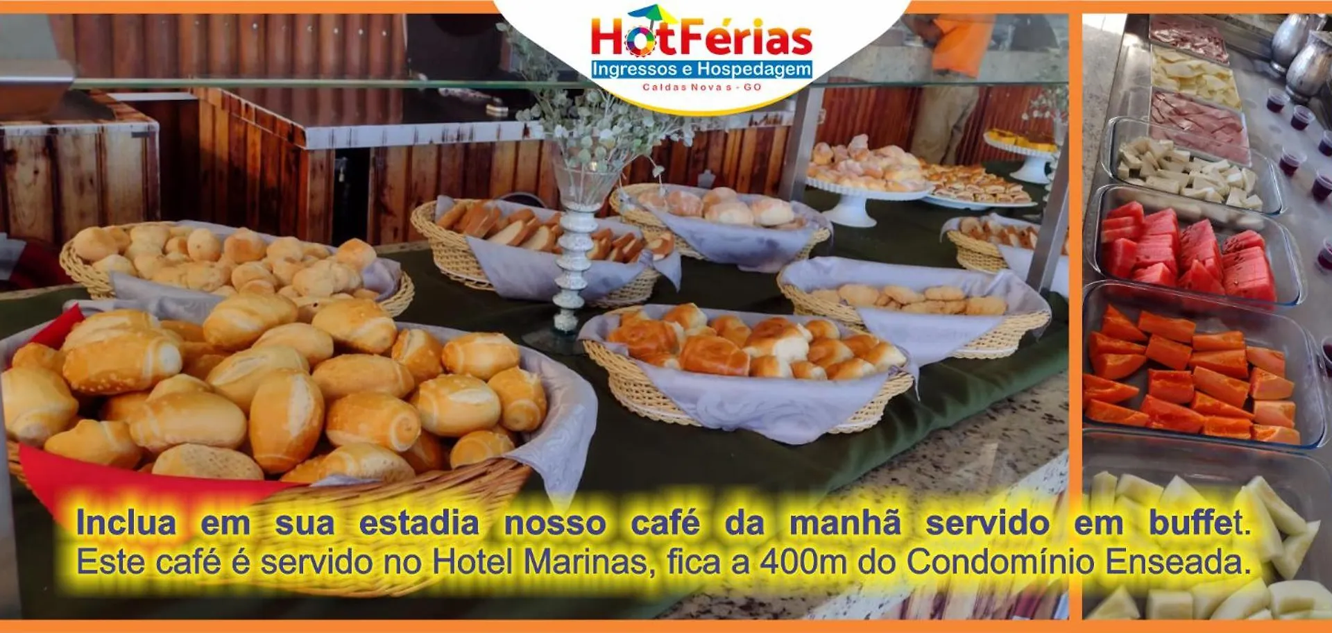 Aparthotel Hotferias - Flat No Enseada Caldas Novas, Acesso Ao Lago E Pesca Permitida, Prox Ao Nautico Praia Clube